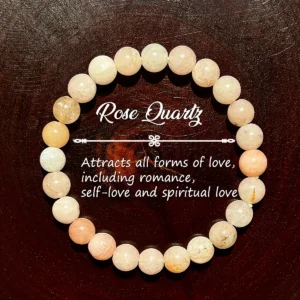 Natural Rose Quartz Bracelet